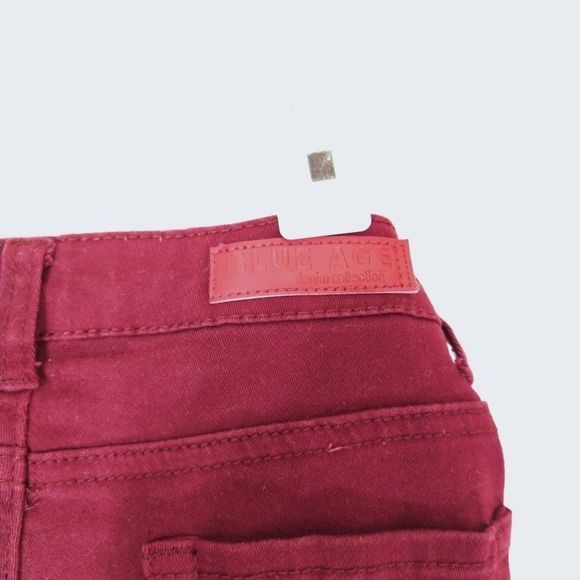 Blue Age Red Distressed Jeans Juinors Size 9 - Picture 8 of 8